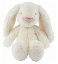 Sød cremefarvet kaninbamse fra Tinka baby